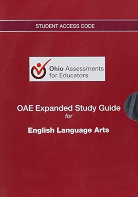 OAE Expanded Study Guide -- Access Code Card -- for English Language Arts, Digital product license key Book