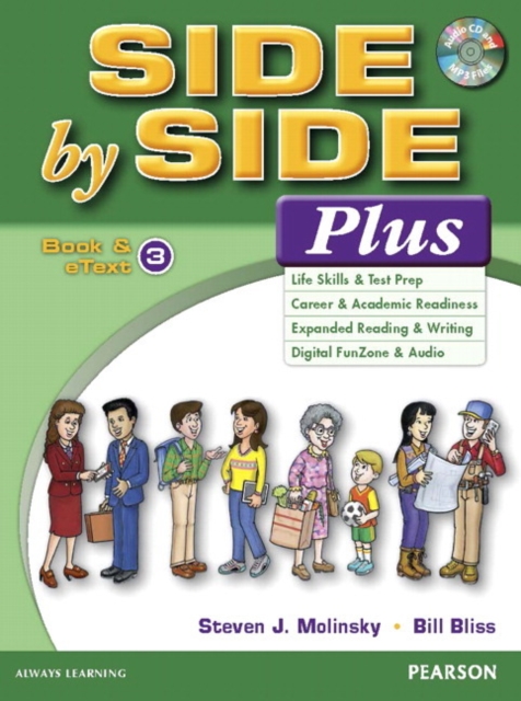 Side by Side Plus 3 Book & eText with CD, Paperback / softback Book
