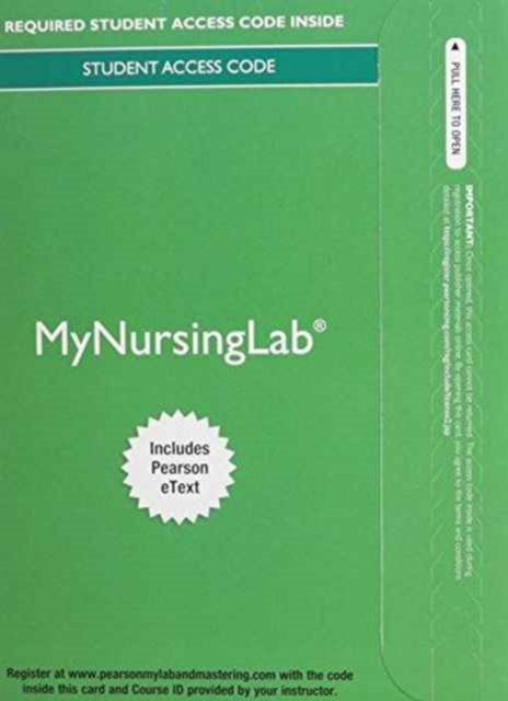 MyLab Nursing with Pearson eText -- Access Card -- for Pharmacology for Nurses : A Pathophysiologic Approach, Digital product license key Book