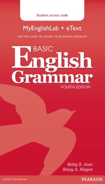 Basic English Grammar MyLab English & eText Access Code Card, Digital product license key Book