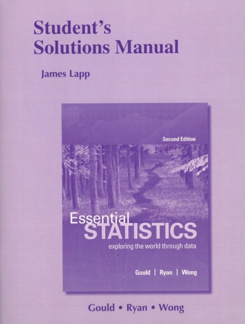 Student's Solutions Manual for Essential Statistics, Paperback / softback Book