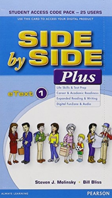 Side By Side Plus 1 - eText Student Access Code Pack - 25 users, Digital product license key Book