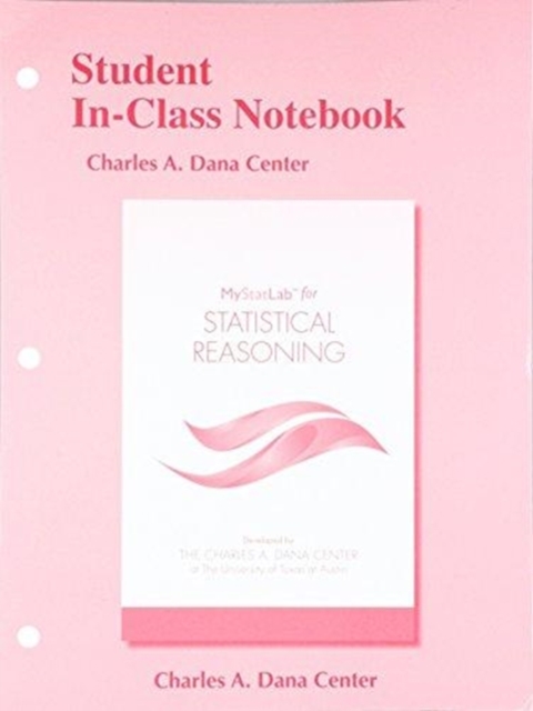 Student In-Class Notebook for Statistical Reasoning, Loose-leaf Book