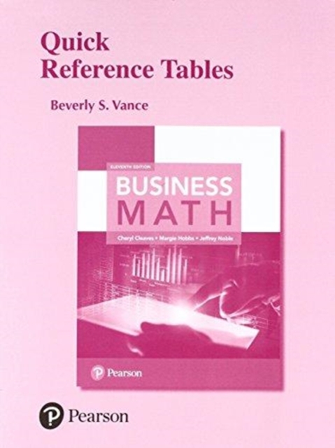 Quick Reference Tables for Business Math, Paperback / softback Book