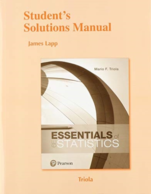 Student's Solutions Manual for Essentials of Statistics, Paperback / softback Book