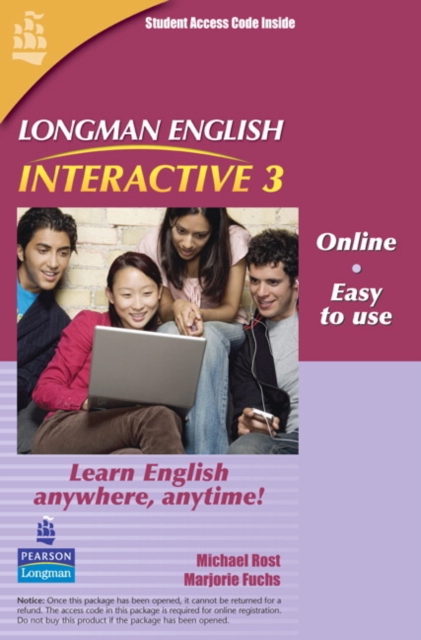 Longman English Interactive 3, Online Version, American English (Access Code Card), Digital product license key Book