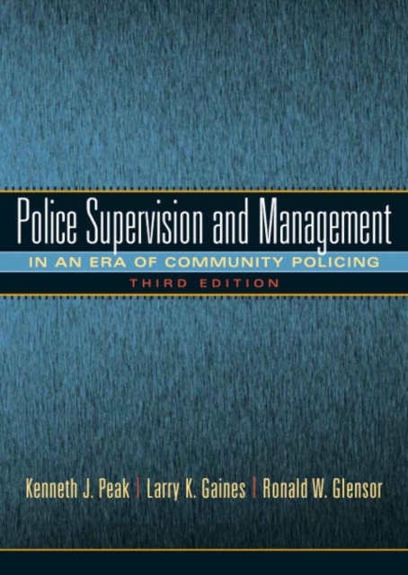 Police Supervision and Management, Hardback Book