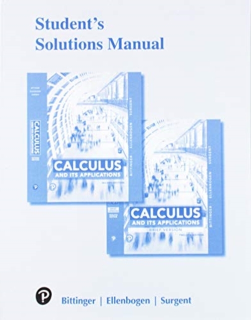 Student Solutions Manual for Calculus and Its Applications, Hardback Book