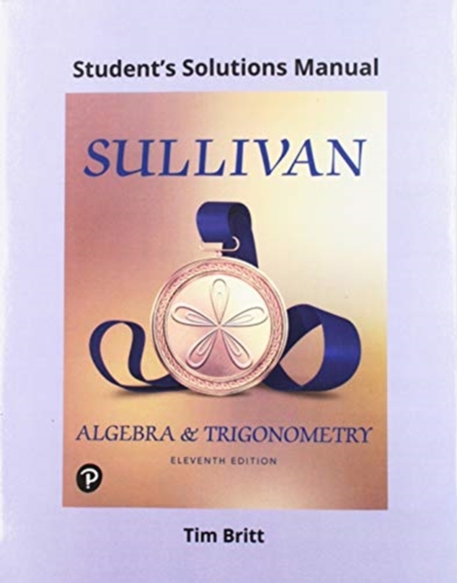 Student Solutions Manual for Algebra and Trigonometry, Paperback / softback Book
