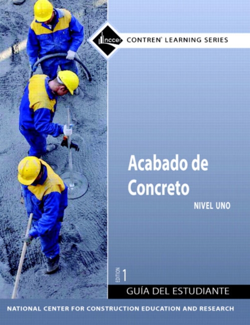Concrete Finishing Trainee Guide in Spanish, Level 1, Paperback / softback Book