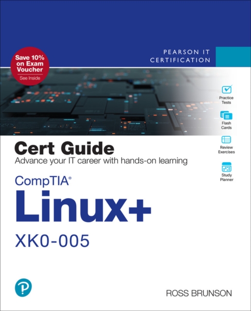 CompTIA Linux+ XK0-005 Pearson uCertify Course Access Code Card, PDF eBook