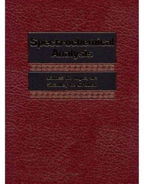 Spectrochemical Analysis, Hardback Book