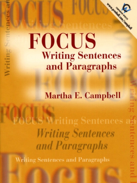 Focus : Writing Sentences and Paragraphs, Paperback / softback Book