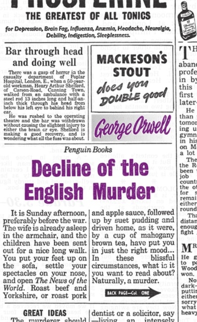 Decline of the English Murder, Paperback / softback Book