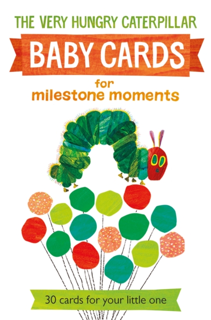 Very Hungry Caterpillar Baby Cards for Milestone Moments, Hardback Book