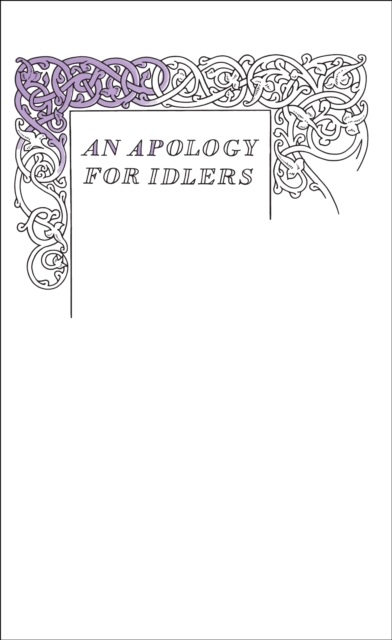 An Apology for Idlers, EPUB eBook
