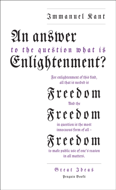 An Answer to the Question: 'What is Enlightenment?', EPUB eBook