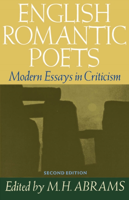 English Romantic Poets : Modern Essays in Criticism, EPUB eBook