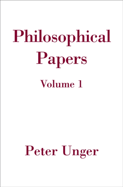 Philosophical Papers, EPUB eBook