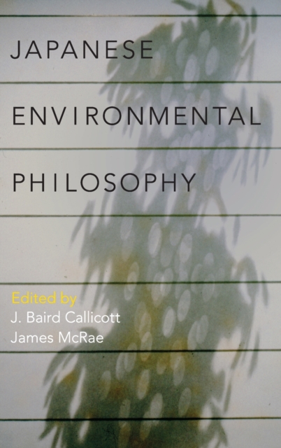 Japanese Environmental Philosophy, Hardback Book