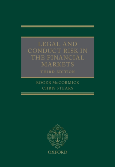 Legal and Conduct Risk in the Financial Markets, PDF eBook