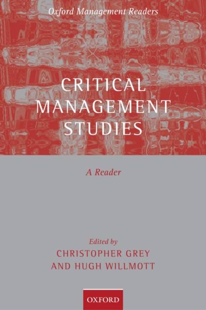 Critical Management Studies : A Reader, PDF eBook