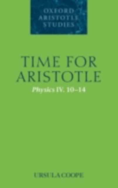 Time for Aristotle : Physics IV. 10-14, PDF eBook