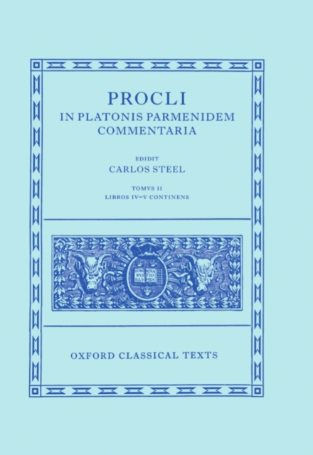 Procli In Platonis Parmenidem Commentaria II, PDF eBook