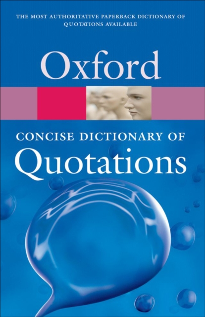 Concise Oxford Dictionary of Quotations, EPUB eBook