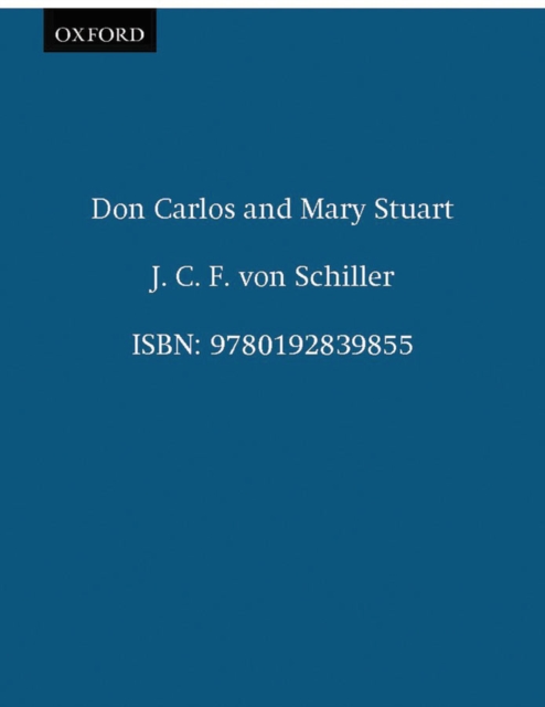 Don Carlos and Mary Stuart, EPUB eBook