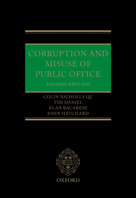 Corruption and Misuse of Public Office, PDF eBook