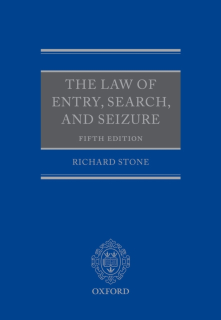 The Law of Entry, Search, and Seizure, EPUB eBook