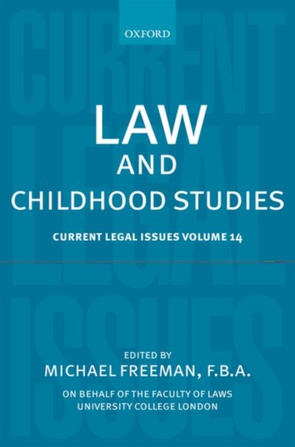 Law and Childhood Studies : Current Legal Issues Volume 14, PDF eBook