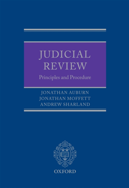 Judicial Review : Principles and Procedure, PDF eBook