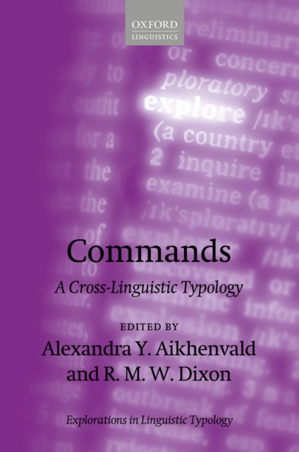 Commands : A Cross-Linguistic Typology, PDF eBook
