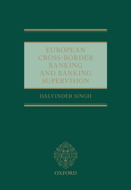 European Cross-Border Banking and Banking Supervision, PDF eBook