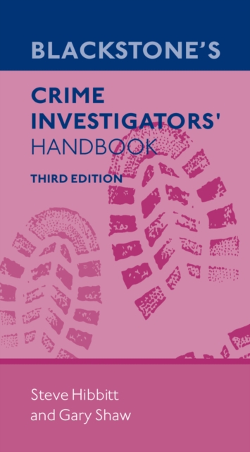 Blackstone's Crime Investigators' Handbook, PDF eBook