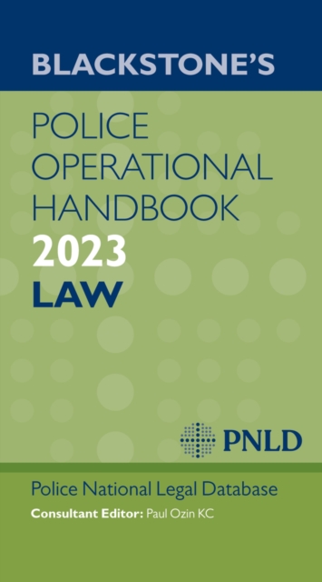 Blackstone's Police Operational Handbook 2023, EPUB eBook