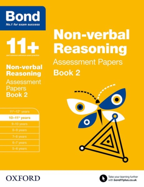 Bond 11+: Non-verbal Reasoning: Assessment Papers : 10-11+ years Book 2, Paperback / softback Book