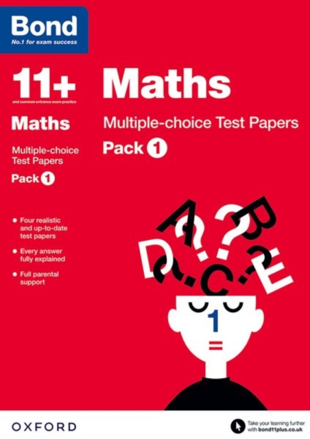 Bond 11+: Maths: Multiple-choice Test Papers: For 11+ GL assessment and Entrance Exams : Pack 1, Paperback / softback Book