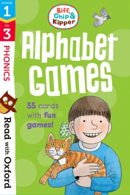 Read with Oxford: Stages 1-3: Biff, Chip and Kipper: Alphabet Games Flashcards, Cards Book