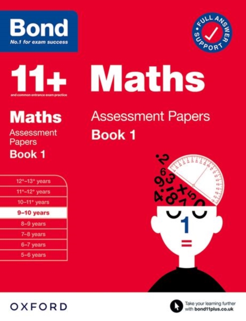 Bond 11+: Bond 11+ Maths Assessment Papers 9-10 yrs Book 1: For 11+ GL assessment and Entrance Exams, Paperback / softback Book