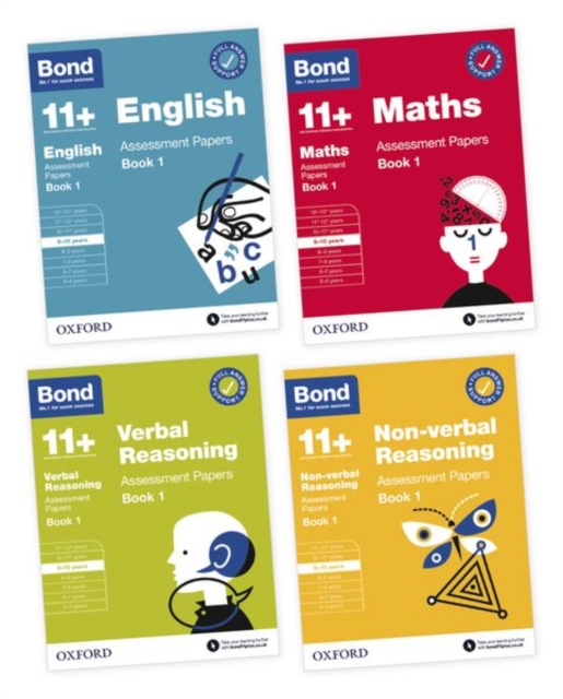 Bond 11+: Bond 11+ English, Maths, Verbal Reasoning, Non Verbal Reasoning: Assessment Papers : 9-10 Yrs Bundle, Paperback / softback Book