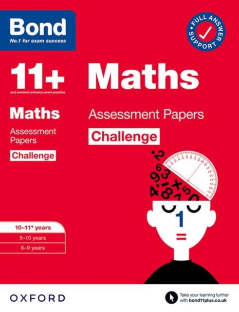 Bond 11+: Bond 11+ Maths Challenge Assessment Papers 10-11 years: Ready for the 2024 exam, Paperback / softback Book