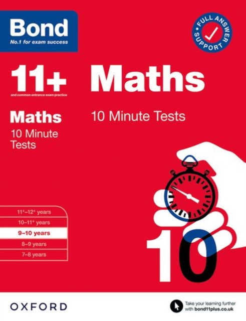 Bond 11+: Bond 11+ 10 Minute Tests Maths 9-10 years: For 11+ GL assessment and Entrance Exams, Paperback / softback Book