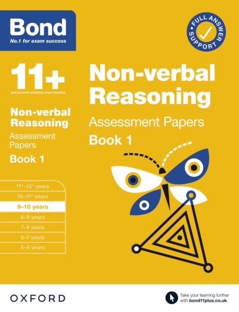 Bond 11+: Non-verbal Reasoning Assessment Papers Book 1 9-10 Years, PDF eBook