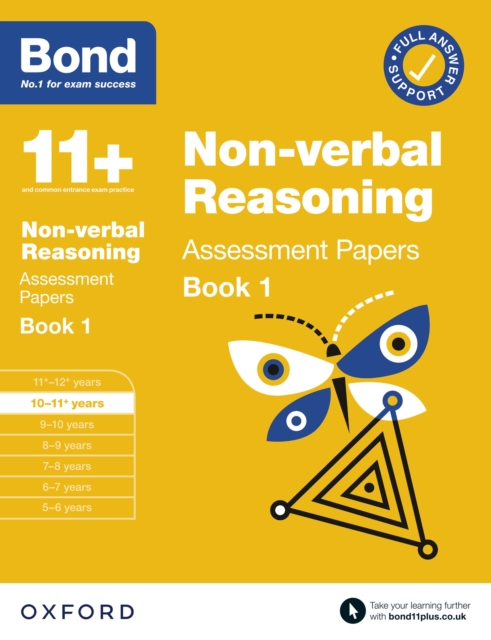 Bond 11+: Non-verbal Reasoning Assessment Papers Book 1 10-11 Years: Ready for the 2024 exam, PDF eBook