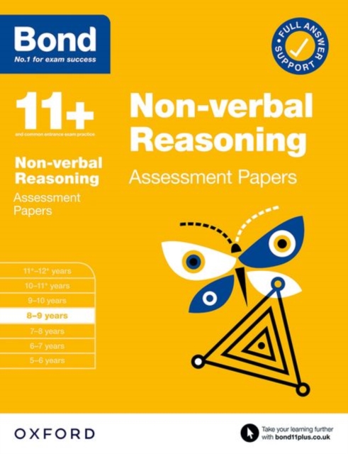 Bond 11+: Bond 11+ Non-verbal Reasoning Assessment Papers 8-9 years, Paperback / softback Book
