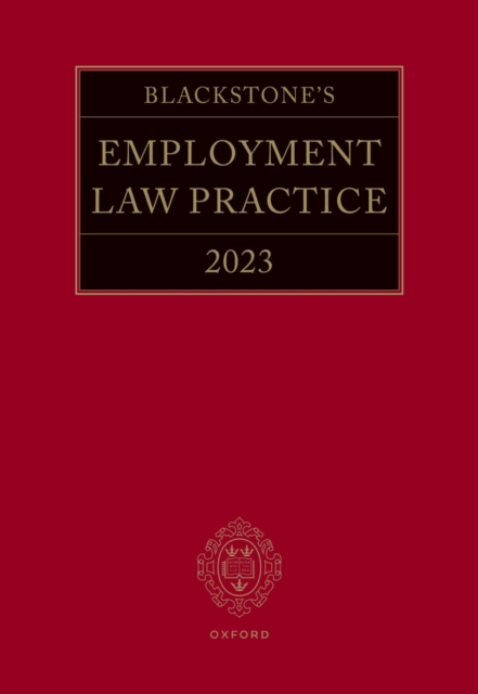 Blackstone's Employment Law Practice 2023, PDF eBook