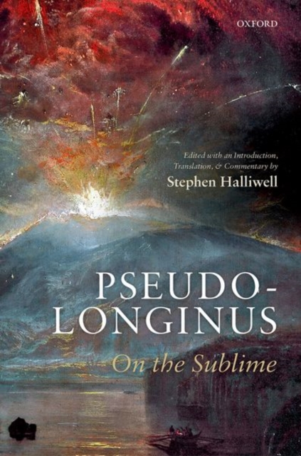 Pseudo-Longinus: On the Sublime, Hardback Book